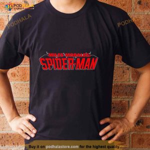 Miles Morales Spider Man Across The SpiderVerse New Logo 2023 Movie Fan Gifts T Shirt