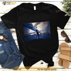 Miles Morales Vs A Lot Of Spiderman Across The Spiderverse Shirt 2
