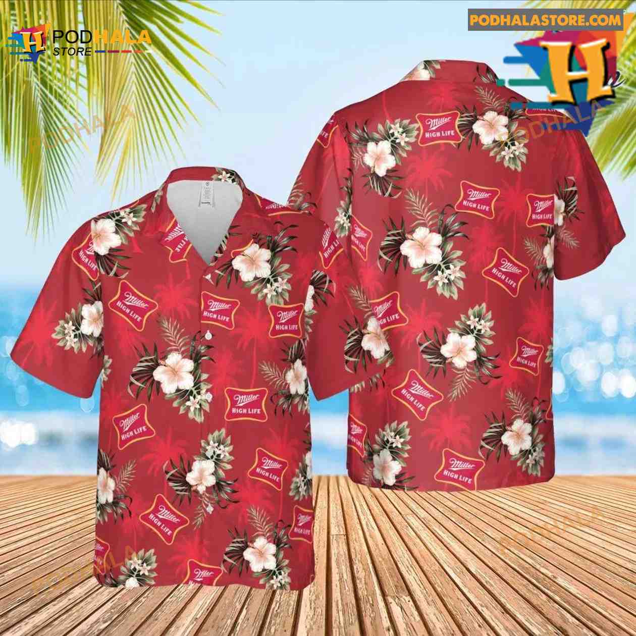 Miller High Life Beer Hawaiian Shirt Cheap For Men And Women Miller High Life Beer Hawaiian Shirt Cheap For Men And Women