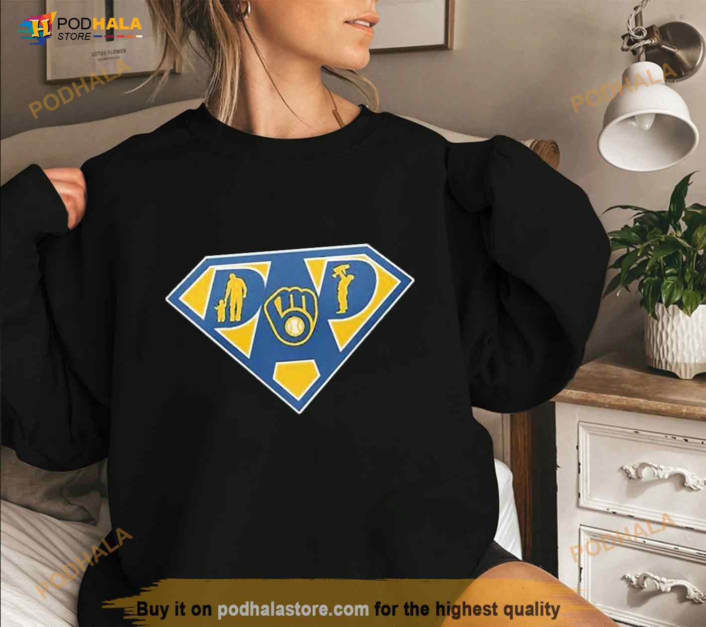 Milwaukee Brewers Super Dad Shirt Milwaukee Brewers Super Dad Shirt