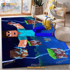 Minecraft Area Rug For Christmas Bedroom Rug Home Decor Floor Decor