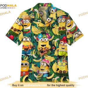 Minion Vacation Summer Hawaiian Shirt, Summer Vacation Tropical Shirt