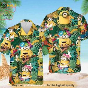 Minions Funny Hawaiian Shirt, Tropical Shirt For Women Men