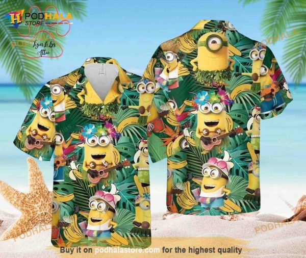 Minions Funny Hawaiian Shirt, Tropical Shirt For Women Men