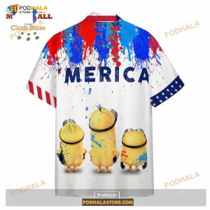 Minions Stuart Kelvin Bob Awesome Funny Hawaiian Shirt 3
