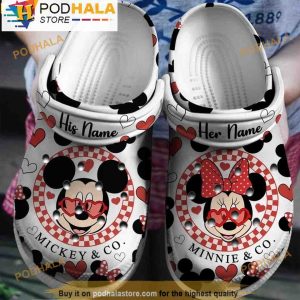 Minne Mouse Disney 3D Crocs Clog Shoes, Funny Crocs
