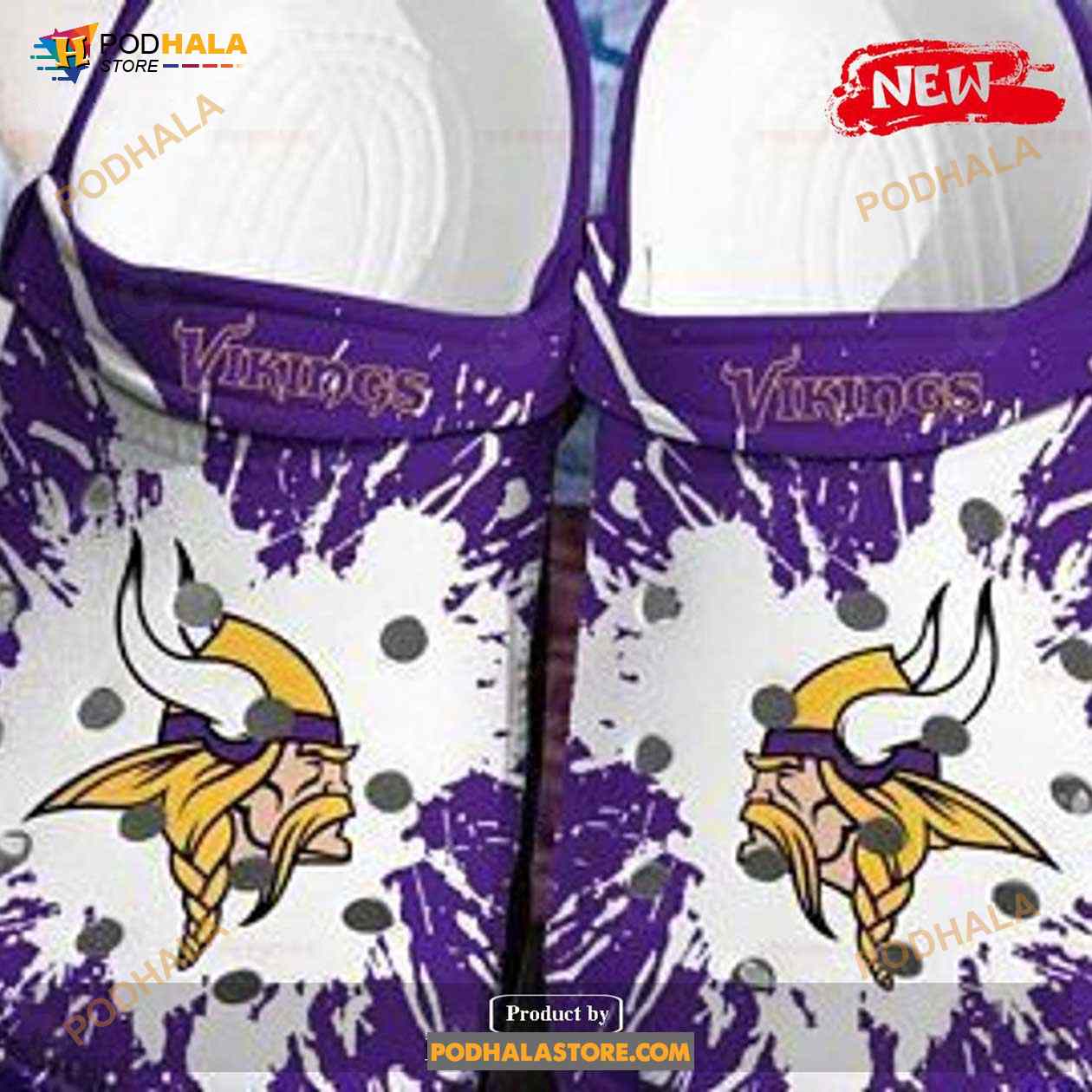 Minnesota Vikings Crocs Minnesota Vikings Charms Vikings