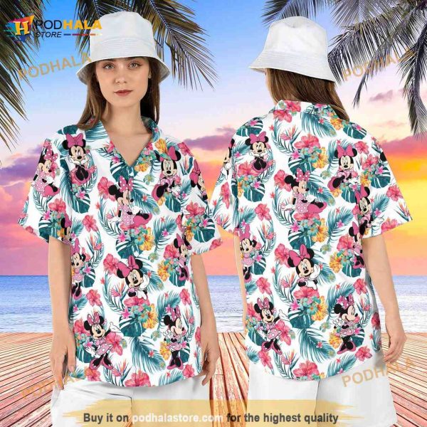 Minnie Hawaii Shirt, Minnie Aloha Shirt, Disney Hawaiian Shirt, Hawaii Family Shirts, Disney Beach Trip Shirt