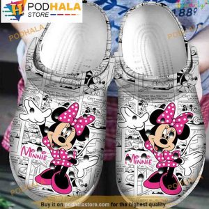 Minnie Mouse Disney 3D Crocs, Funny Crocs