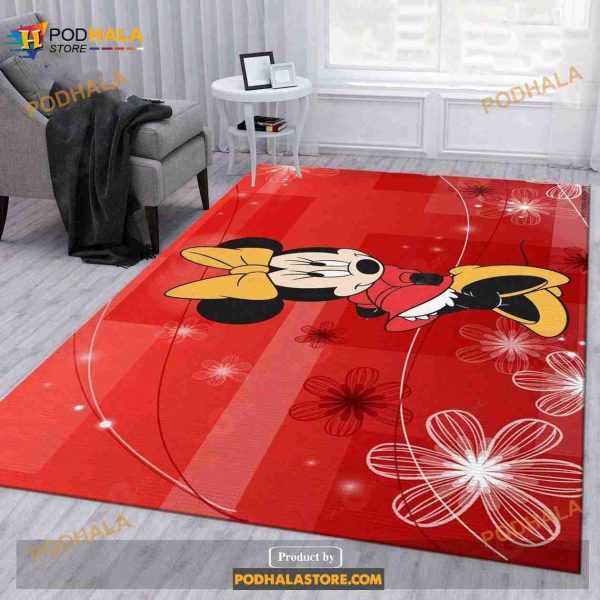 Minnie Mouse Ver13 Area Rug For Christmas Living Room Rug Home Us Decor