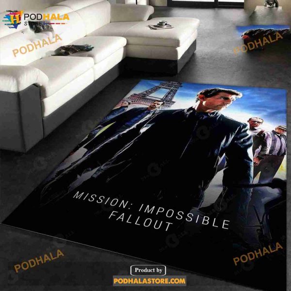 Mission Impossible Fallout Area Rug Movie Rug Home Us Decor