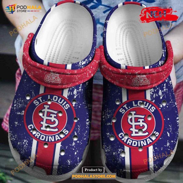 Mlb Team St Louis Cardinals Red-purple For Unisex & Kids Crocs Clog Shoes