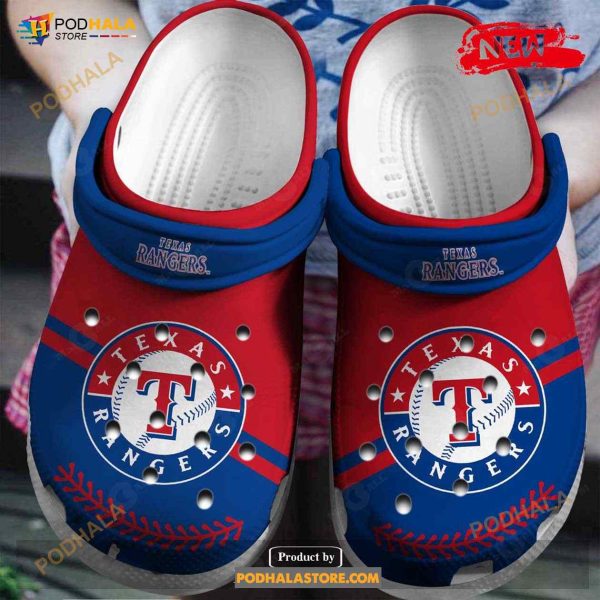 Mlb Team Texas Rangers For Unisex & Kids Crocs Clog Shoes
