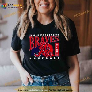 Mlb World Tour Atlanta Braves Baseball Logo 2023 Shirt 2