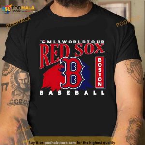 MLB World Tour Boston Red Sox Baseball Logo 2023 Shirt - Bring Your Ideas,  Thoughts And Imaginations Into Reality Today