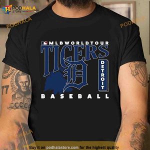 Mlb World Tour Detroit Tigers Baseball Logo 2023 Shirt 2