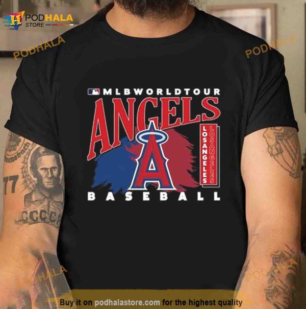 MLB World Tour Los Angeles Angels Baseball Logo 2023 Shirt