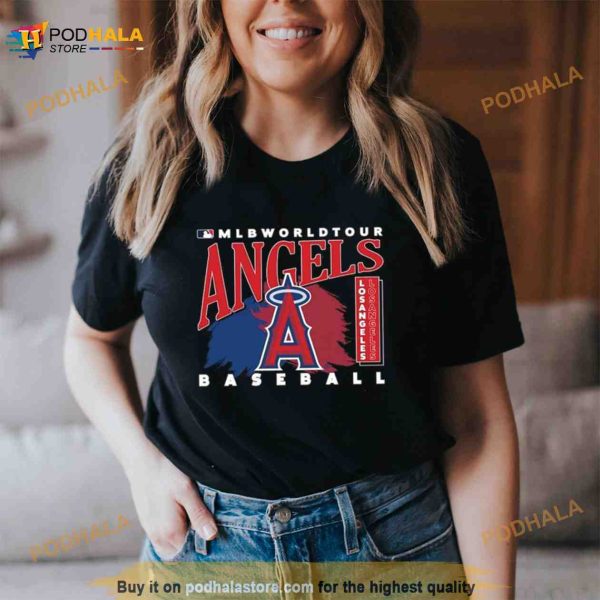 MLB World Tour Los Angeles Angels Baseball Logo 2023 Shirt