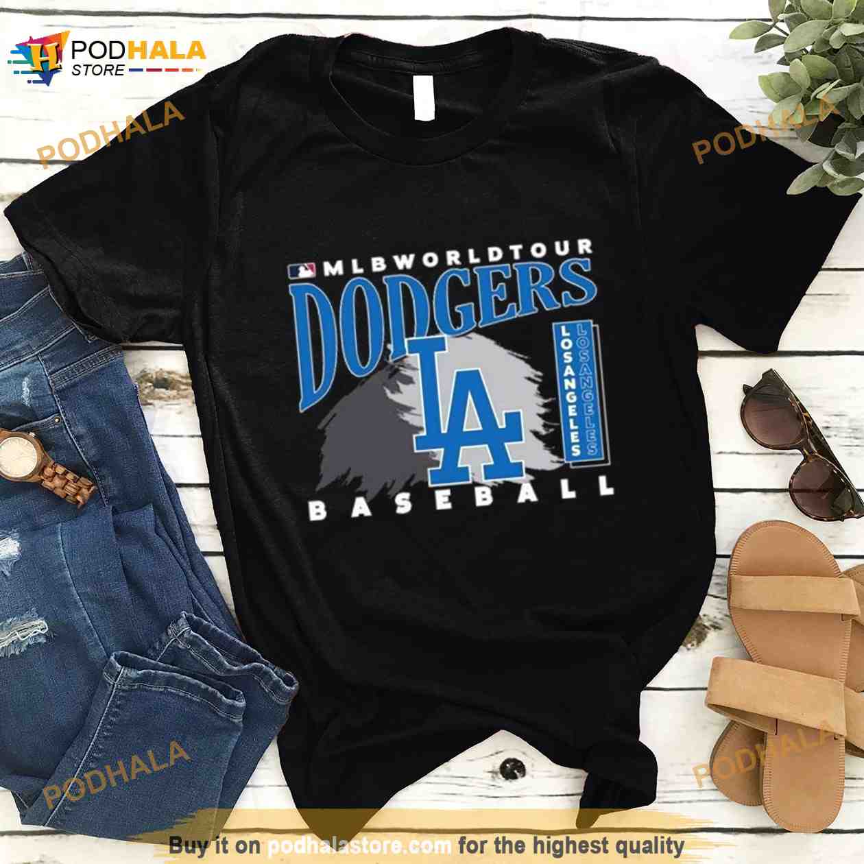 2023 MLB World Tour Los Angeles Dodgers Baseball Logo Shirt - Bring Your  Ideas, Thoughts And Imaginations Into Reality Today