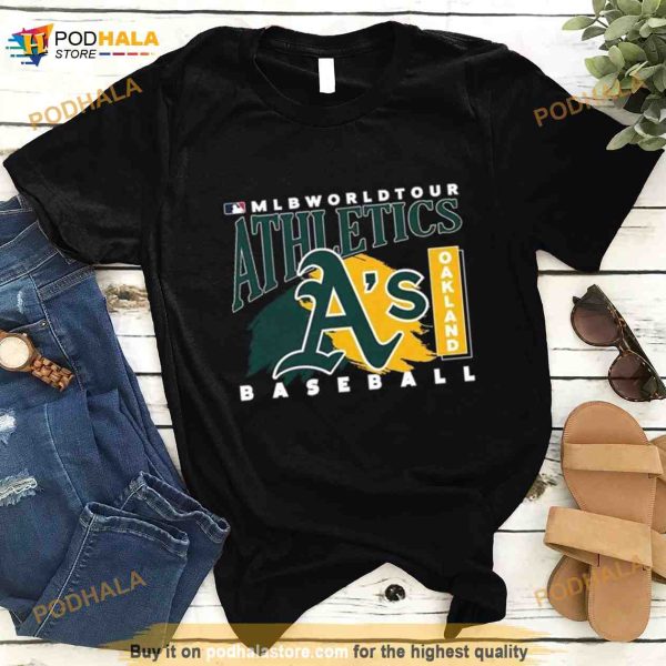 MLB World Tour Oakland Athletics Baseball Logo 2023 Shirt