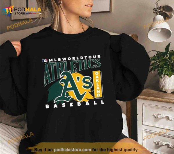 MLB World Tour Oakland Athletics Baseball Logo 2023 Shirt