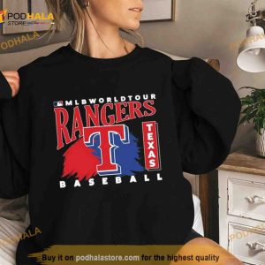 Mlb World Tour Texas Rangers Baseball Logo 2023 Shirt 2