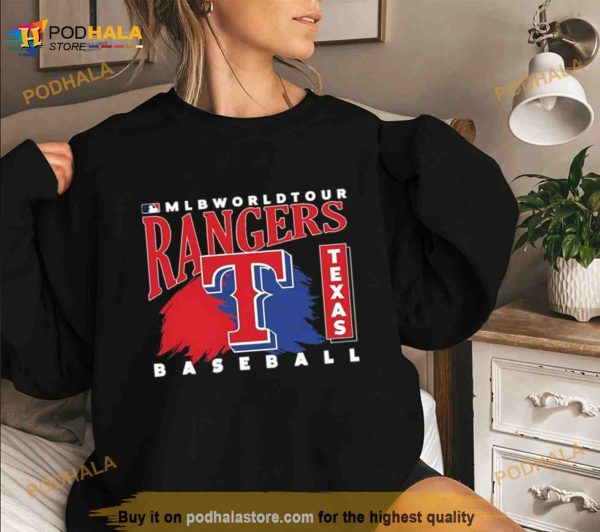 MLB World Tour Texas Rangers Baseball Logo 2023 Shirt