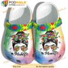 #Momlife Austim 3D Crocs Clog Shoes, Funny Crocs