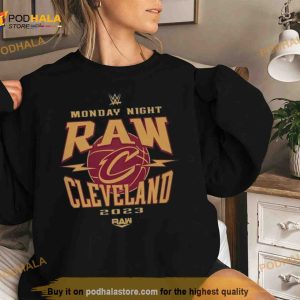 Monday Night RAW x Cleveland Cavaliers 2023 Shirt
