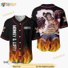 Monkey D Luffy Gear Anime 3D Baseball Jersey Shirt