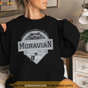 Moravian University 2023 Ncaa Division Iii Softball Championship Moravian Shirt 2