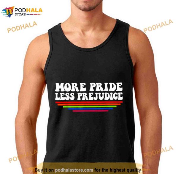 More Pride Less Prejudice Austen Lgbt Shirt