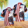 Motobike Usa Flag Funny Hawaiian Shirt, Motocross Lover Hawaii Shirt