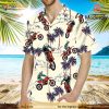 Motocross Funny Hawaiian Shirt, Motorcycle Beach Shirt