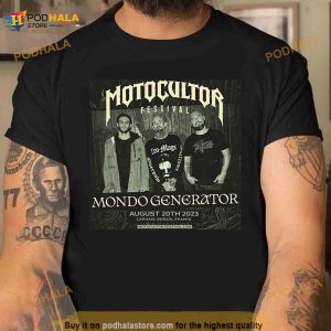 Motocultor Festival Mondo Generator August 20th 2023 Shirt 2