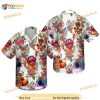 Muppet Playing Drum Tropical Flower Funny Disney Hawaiian Shirt