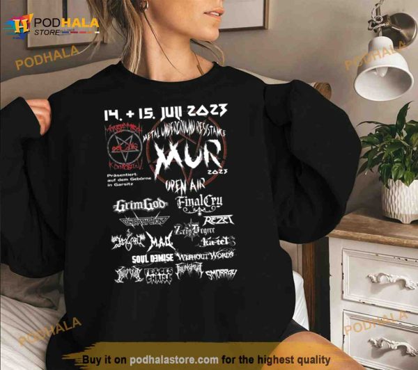 MUR Open Air 2023 Metal Underground Resistance Shirt