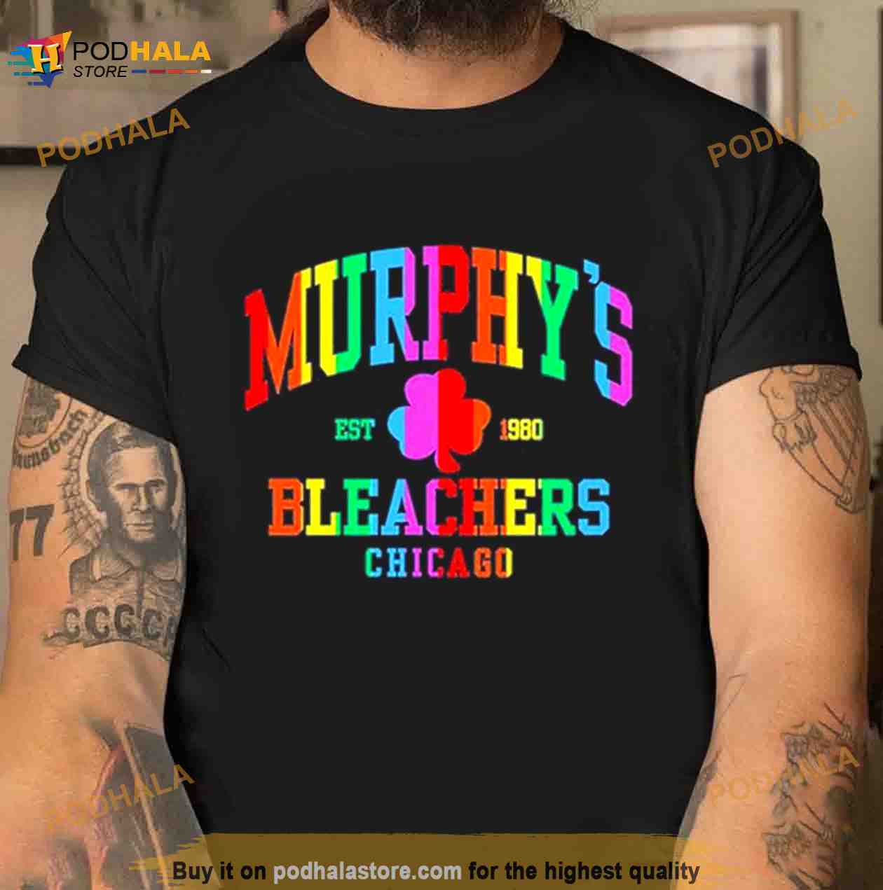 Murphy's Bleachers Black T-Shirt - Murphy's Bleachers - Chicago's