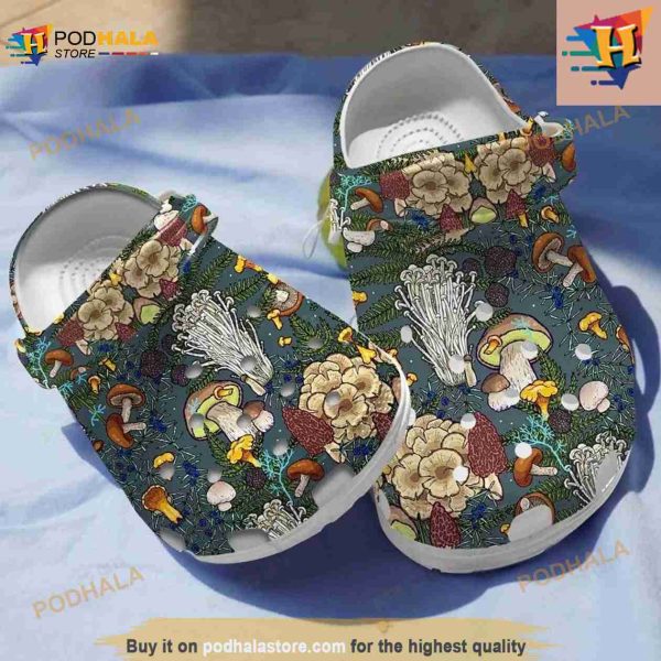 Mushroom Collection Classic Crocs Clog Shoes