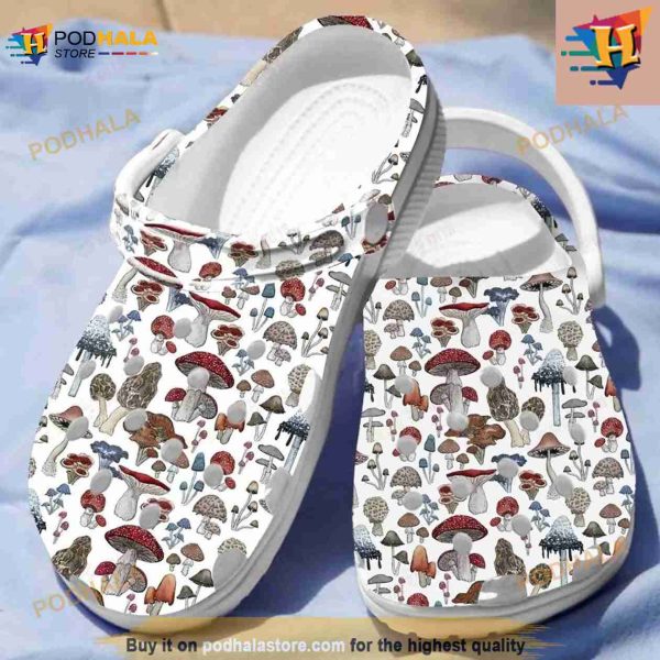 Mushrooms Crocs Clog Shoes