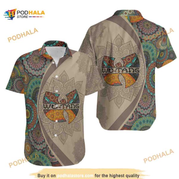 Music Clan Wu-tang Hawaiian Shirt, Music Band Button Shirt