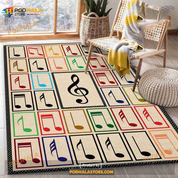 Music Rug Luxury Bedroom Carpet