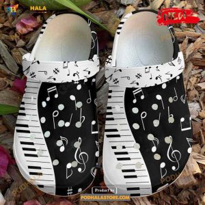 Music The Piano For Unisex & Kids Crocs Clog Shoes