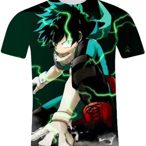 My Hero Academia 3D Anime Shirt Anime Cosplay