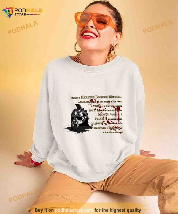 My Name Is Maximus Gladiator Movie Shirt