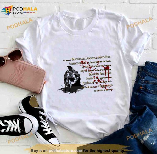 My Name Is Maximus Gladiator Movie Shirt