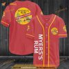 Myers's Rum All Over Print Unisex 3D Baseball Jersey
