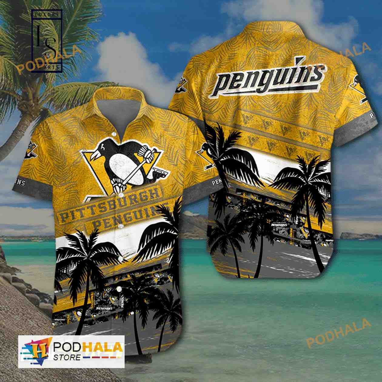 Pittsburgh Penguins NHL Personalized Hawaiian Shirt