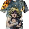 Nanatsu No Taizai The Seven Deadly Sins Short Sleeve 3D Anime Shirt