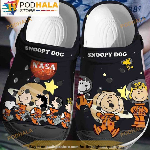 Nasa Snoopy Team Space 3D Crocs